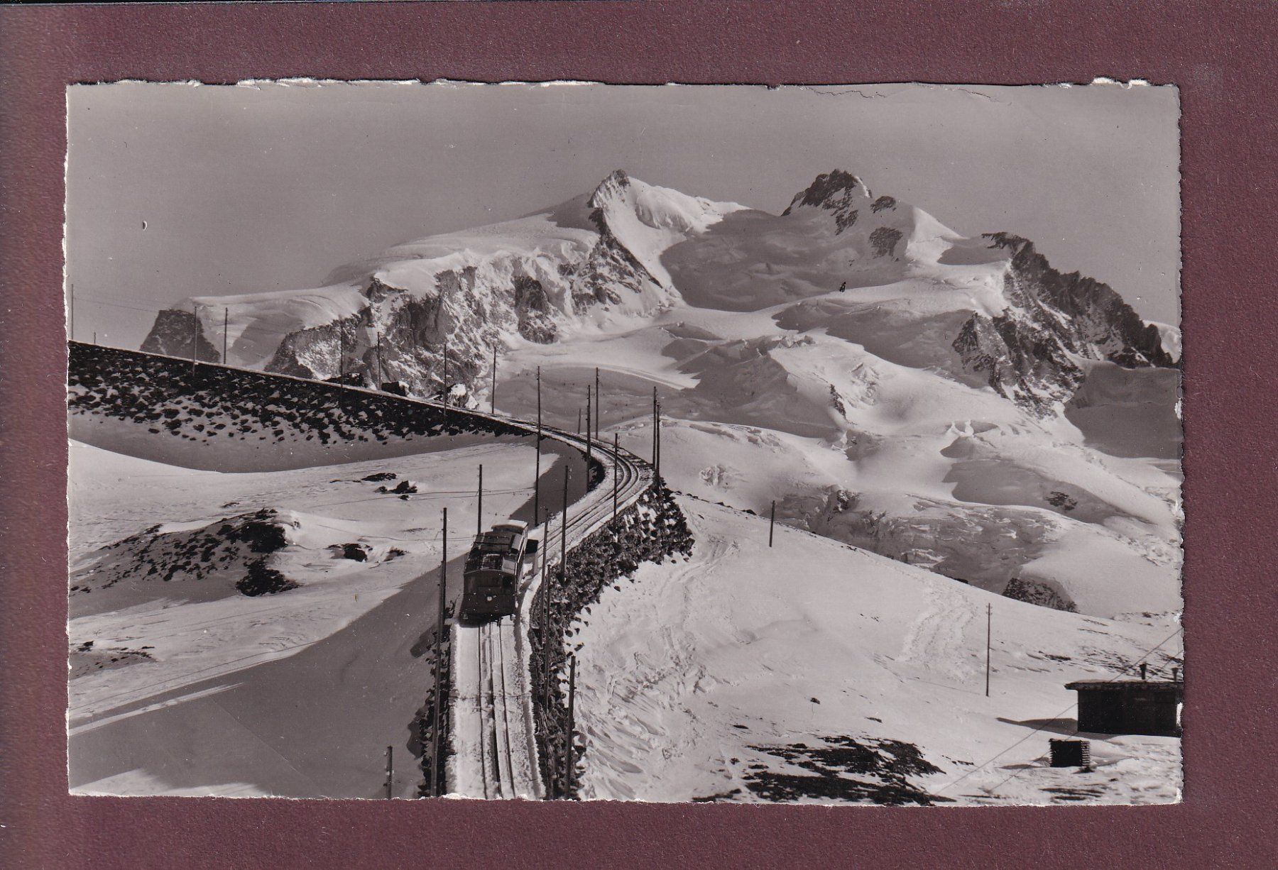 Cartoline postali: GORNERGRAT-BAHN - Monte Rosa – Usato da Pully venduto da nicecards