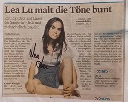 Lea Lu Autogramm signiert Bild 13x17cm