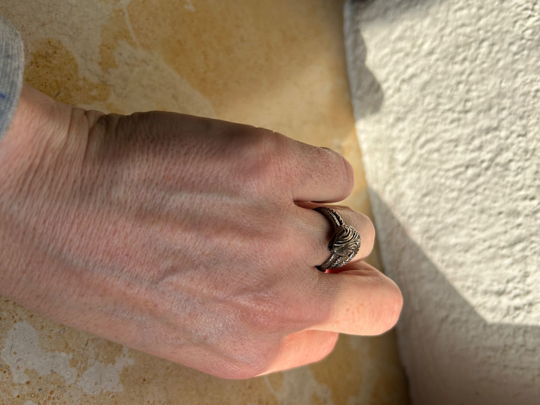 Anelli: Silberring Schlange Gr. 54 (Schlangenring) – Usato da Dittingen venduto da Bijoubelle 3