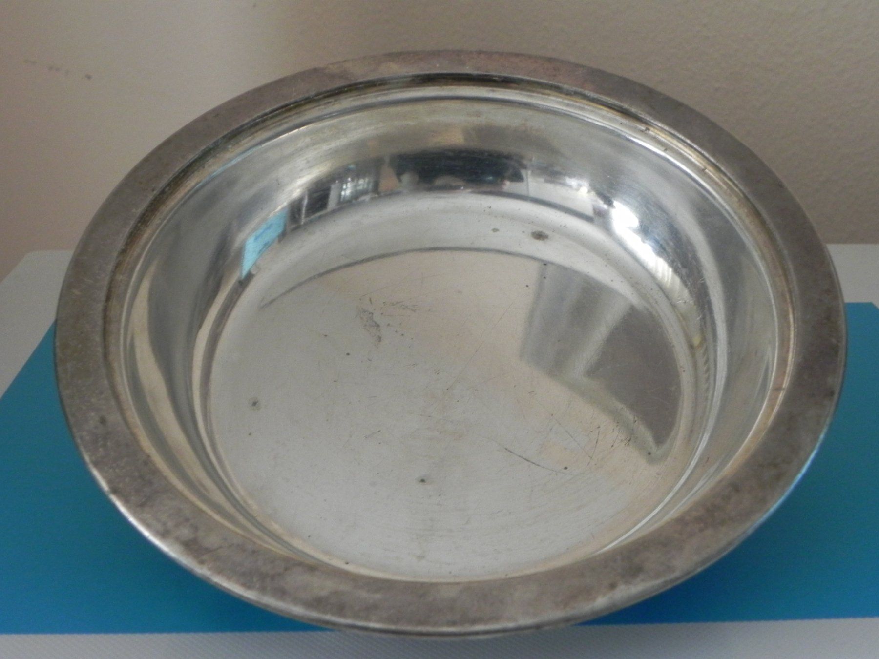 Ciotole: Gemüseschale/Servierschüssel mit Deckel versilbert – Usato da Minusio venduto da Lory64 1