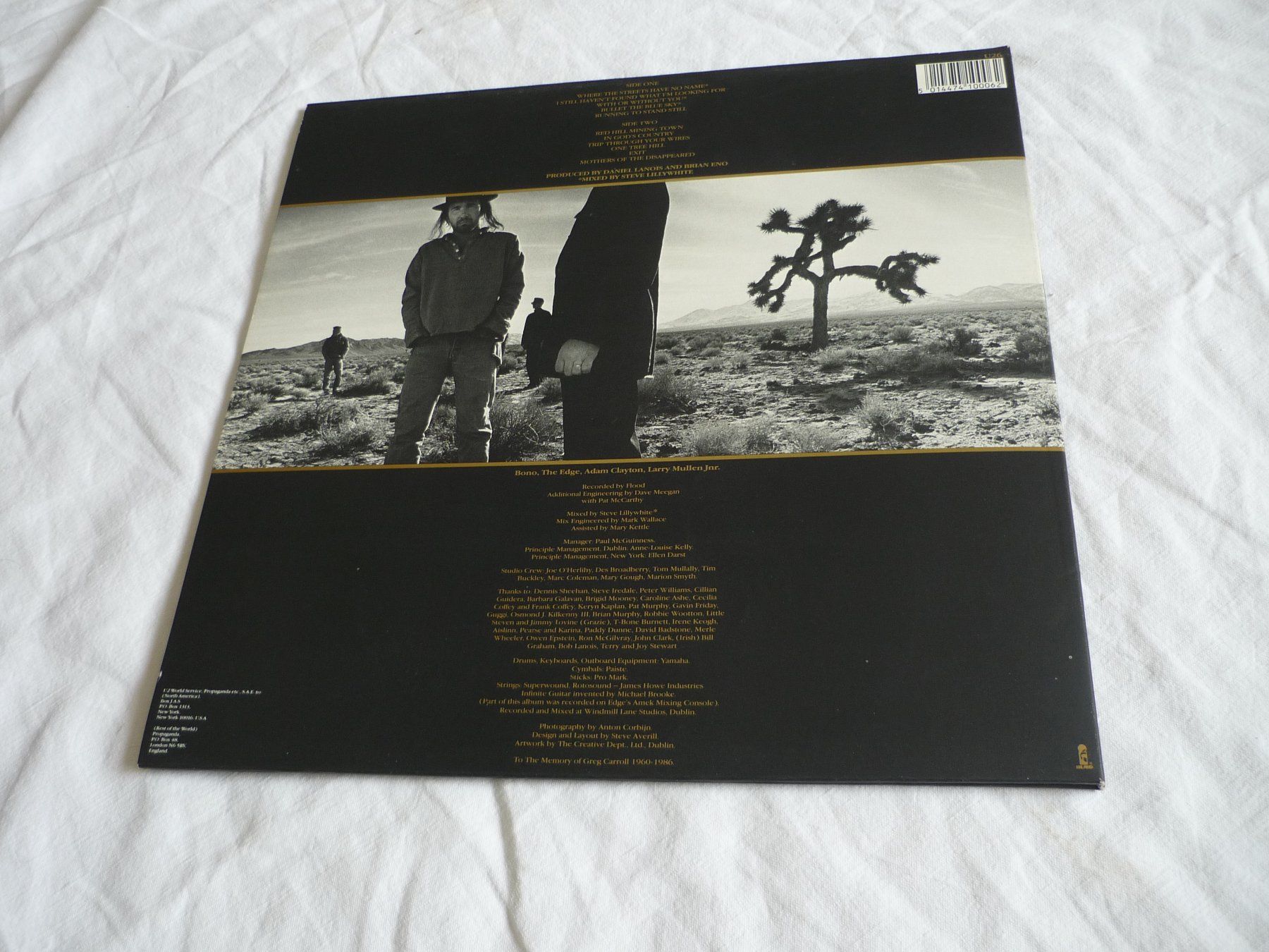 Dischi in vinile: 12" Schallplatte - U2 the joshua tree - Neuwertig – Usato da Beringen venduto da zzRegal 2