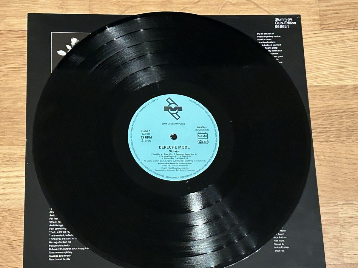 Vinyles: Depeche Mode. 1990. violator – D'occasion à Faulensee par Mizuno06 5