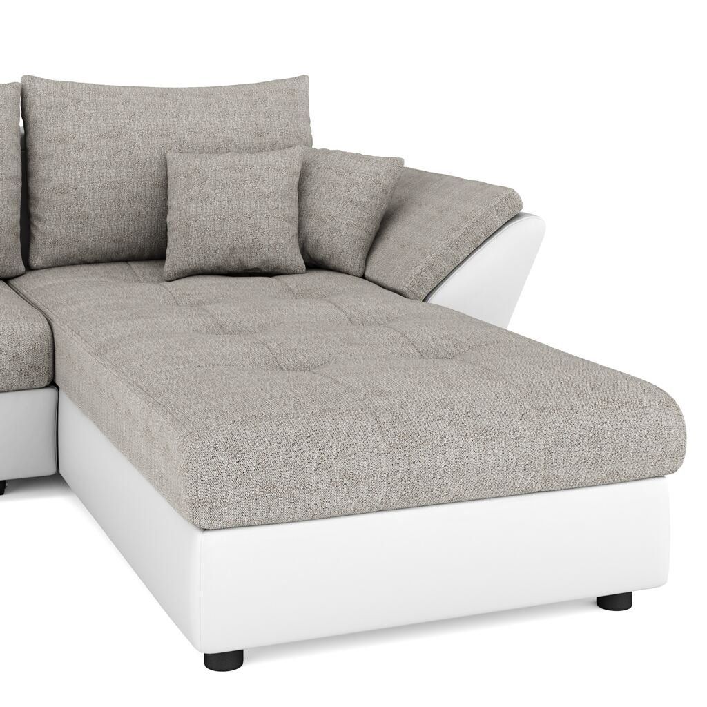 Divani: Ecksofa CAESAR weiss grau - Gratis Versand – Usato da Kleinwangen venduto da Maluwa_GmbH 4