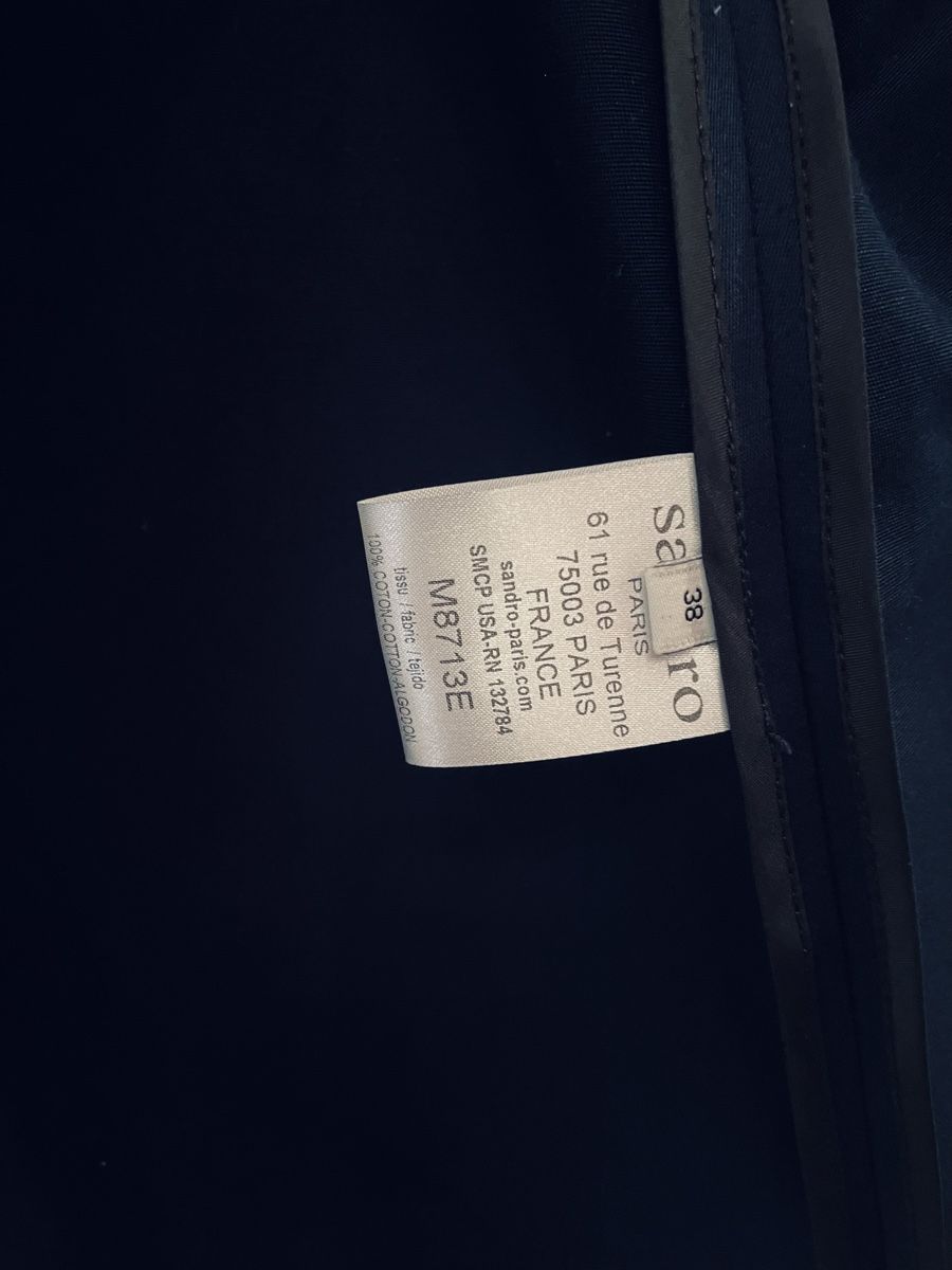 Sandro Jacken: SANDRO - T 38, veste bleu marine – Neu (gemäss Beschreibung) aus Genève von Rio10 4
