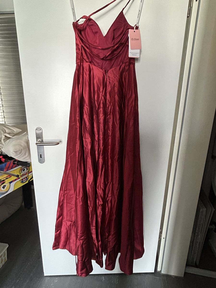 Vestiti: Festtagskleid Satin in Burgunderrot – Nuovo e nell'imballaggio originale da Root venduto da nera73 1