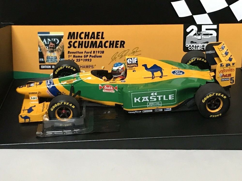Benetton B193 F1 1993 Michael Schumacher Minichamps 1:18 (Neu und ...