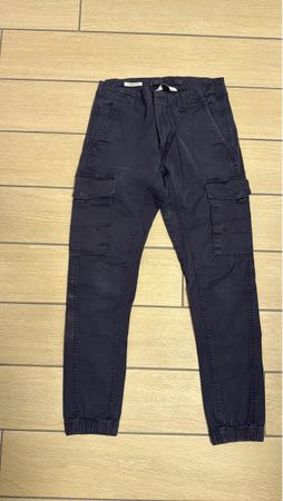 Pantalon cargo marine, taille 30/32, parfait pour l'automne!