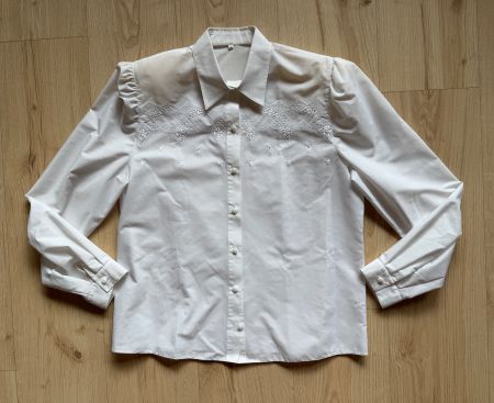 Weisse Bluse * Grösse 40 * ab 1.-