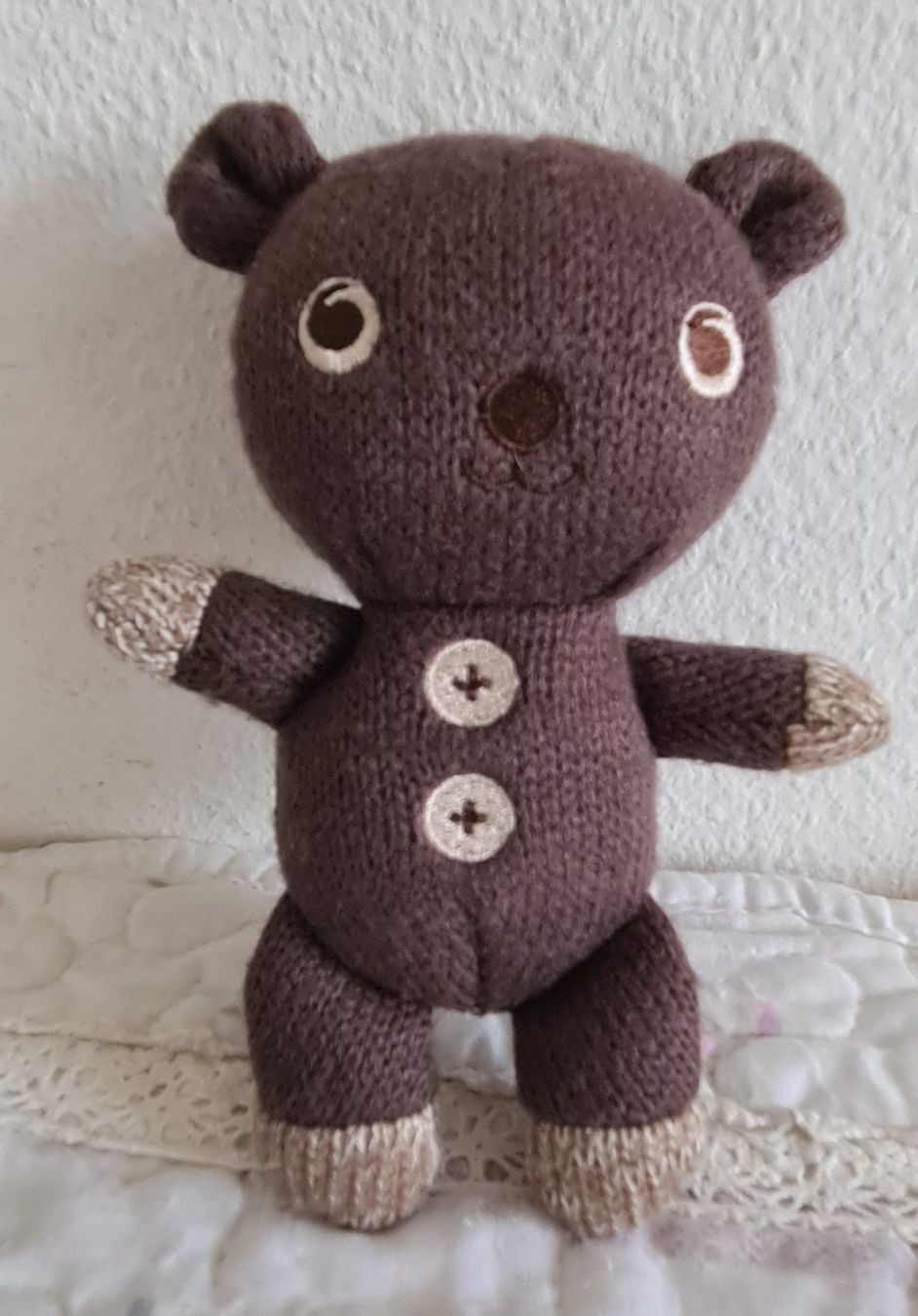 Giocattoli: Mr.Bean Teddy klein 16.5 cm, Rasselspielzeug – Usato da Winterthur venduto da bibummi 1