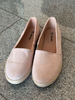 Espadrilles hellrosa pastel Sommer Damen - Gr. 38 - NEU!