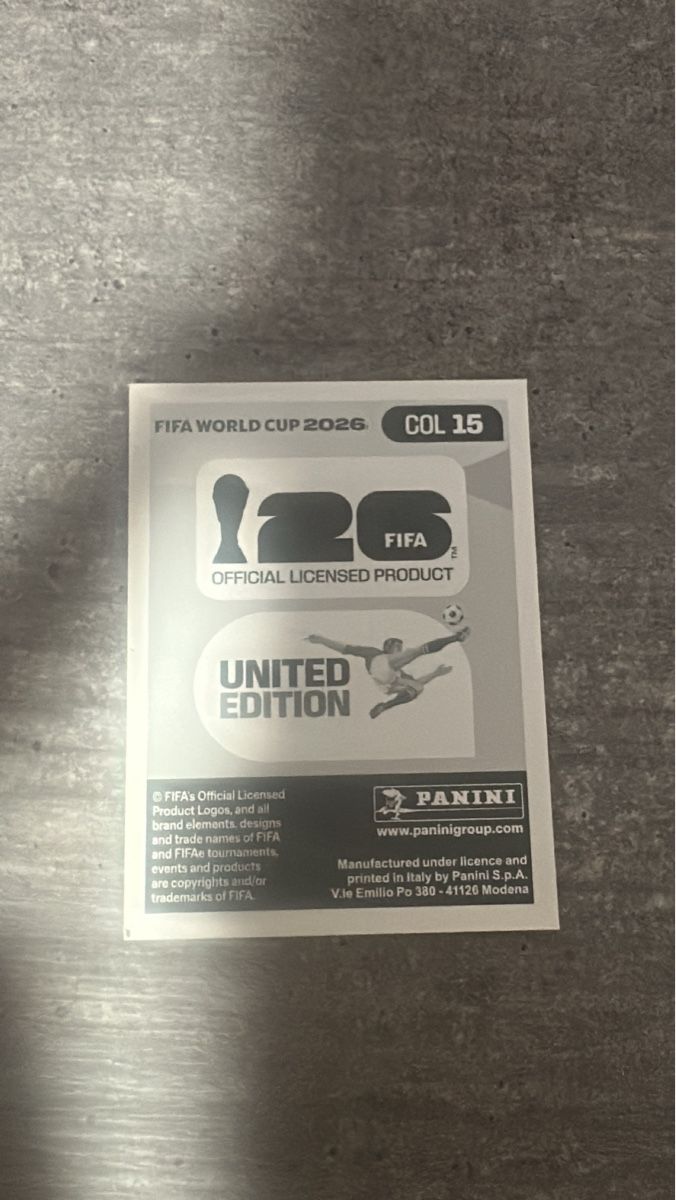 Panini Carte collezionabili: COL 15 , FIFA WORLD CUP 2026 PANINI  – Nuovo (secondo la descrizione) da Frauenfeld venduto da 1PegPeg1 1