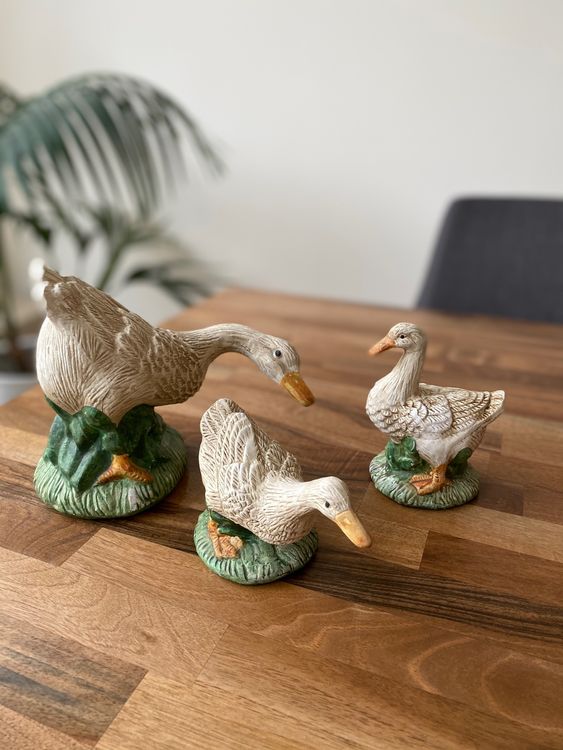 60 Stück Mini Gänse Figuren Aus Harz – Winzige Deko Für Garten, Auto & Zimmer