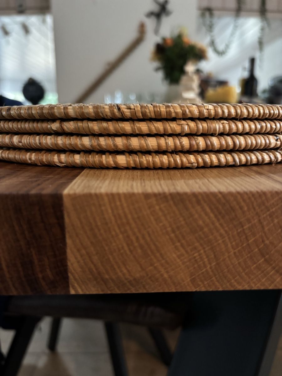 Tischset: 4 Stück Tischsets aus Rattan, Durchmesser 30cm – Gebraucht aus Rothrist von gab_c8f9 1