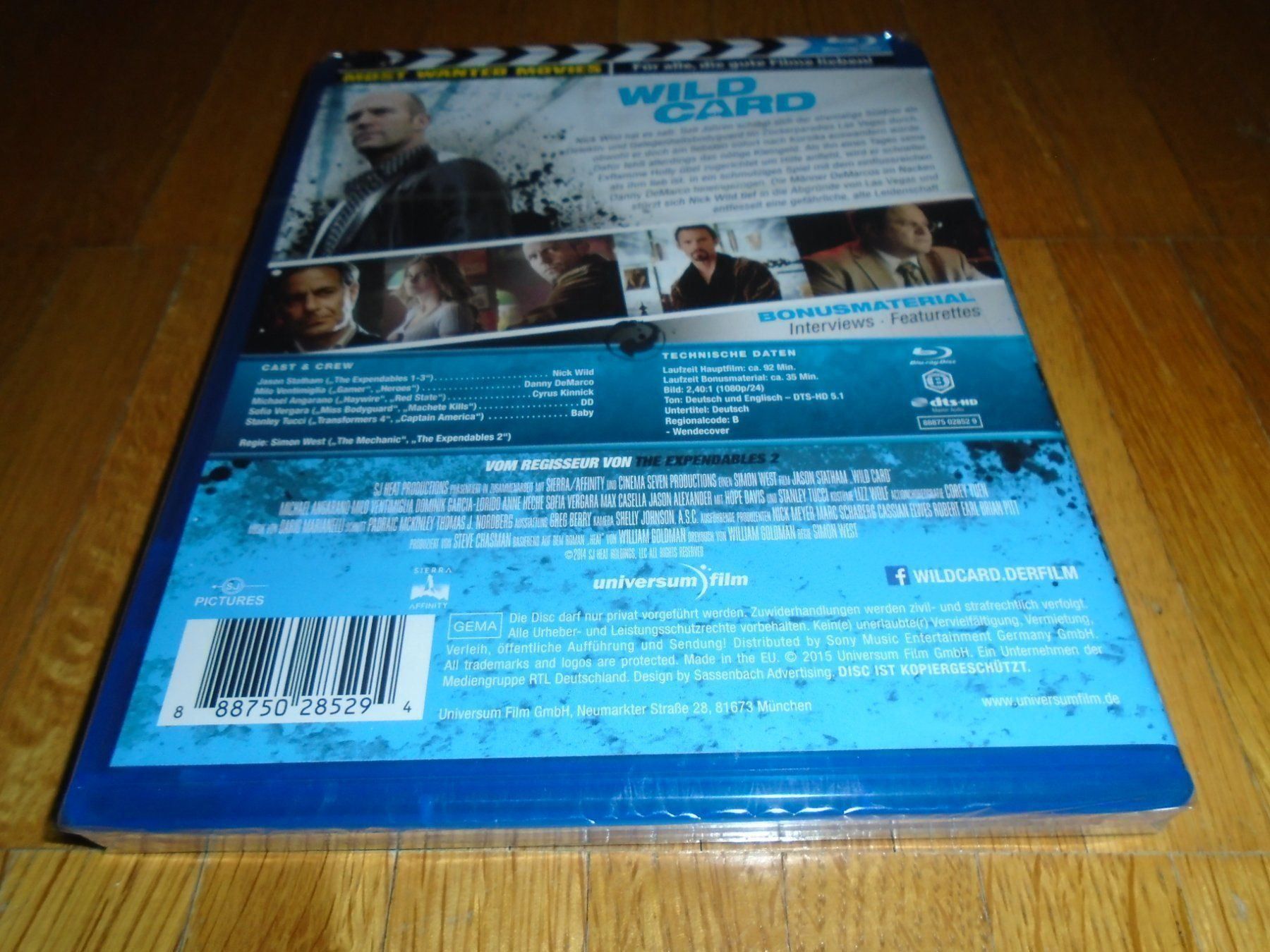 Tutti i DVDs: Wild Card - BLU-RAY - UNCUT – Nuovo e nell'imballaggio originale da Basel venduto da havsok 1