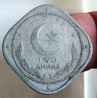 PAKISTAN 2 ANNAS 1951