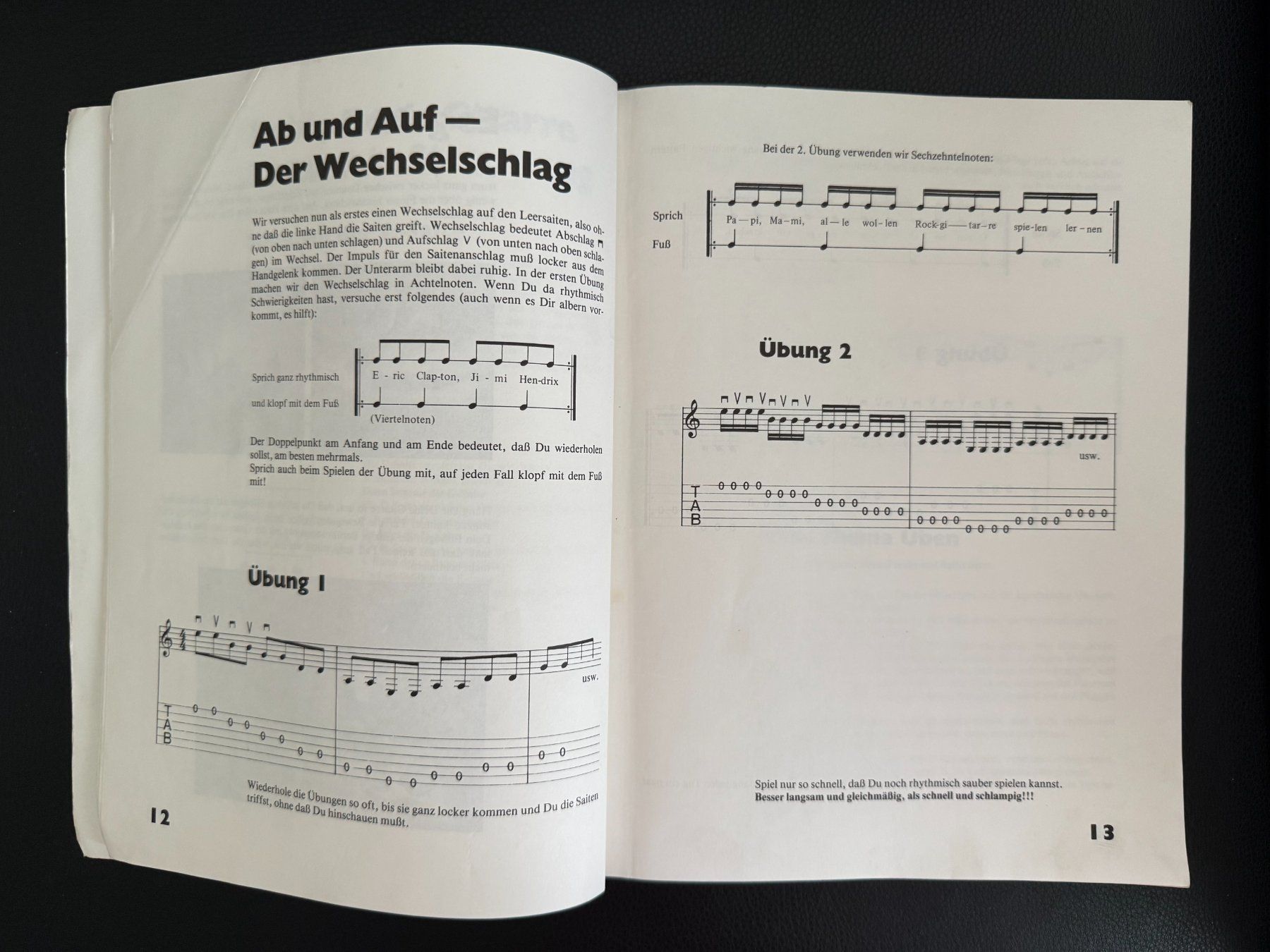 Libri: Rausch - Schuhmann :  Rockgitarre  die klingende Rockschule – Usato da Subingen venduto da ArtBead 6