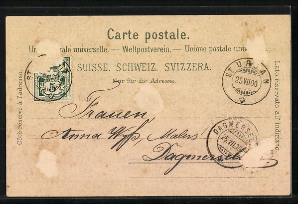 Cartes postales: Lithographie St. Urban, Kirche, Inneres – D'occasion à Berlin par bartko-reher 1