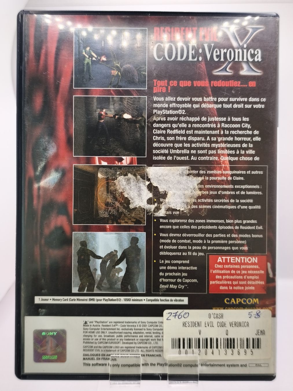 Sony Giochi: Resident Evil Code Veronica X PS2 - Jeu d'horreur culte! – Usato da Conthey venduto da Th3gr4yf0x 1