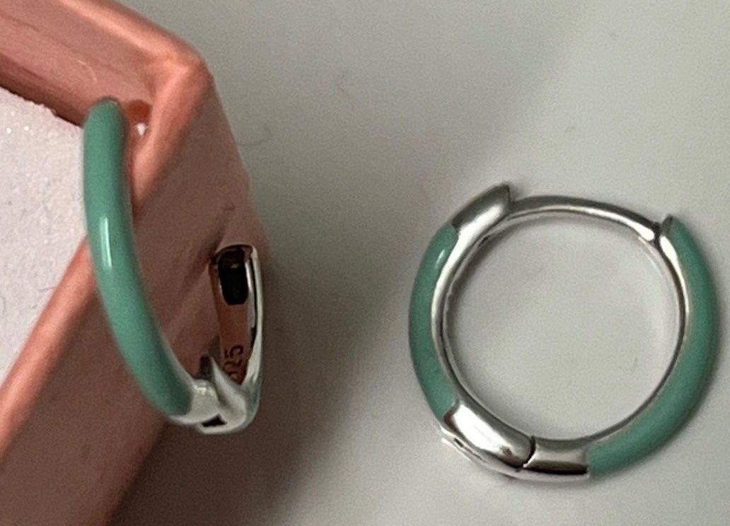 Ohrringe & -stecker: Kleine Sterlingsilberkreolen – Neu (gemäss Beschreibung) aus Birmenstorf AG von BMW.M5 1