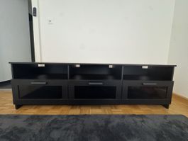 Brimnes TV-Bank, schwarz, 180x41x53cm