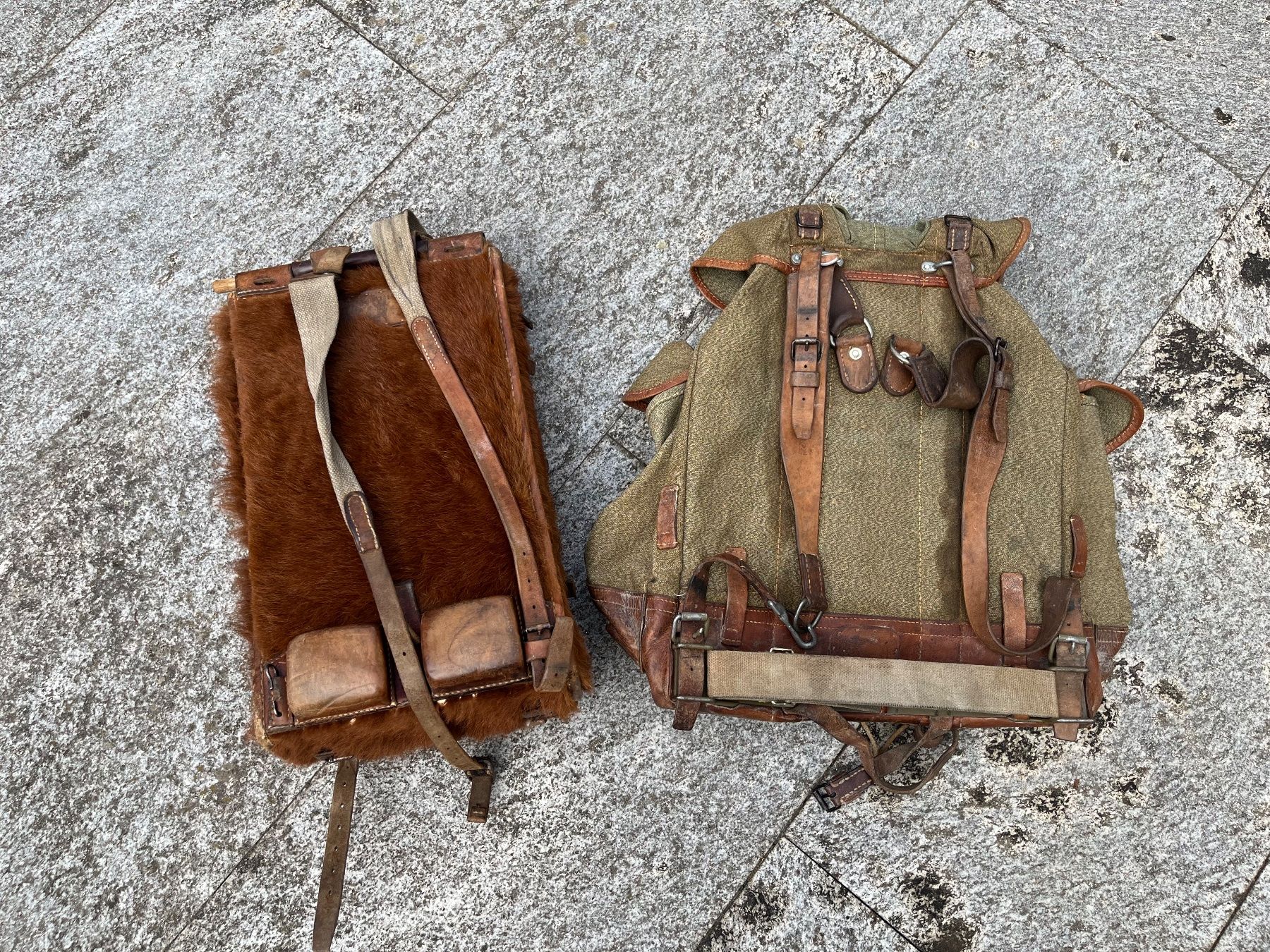 Schweizer Armee Rucksäcke: Rucksäcke Tornister Schweizer Armee – Gebraucht aus Bottmingen von Puffsack 1