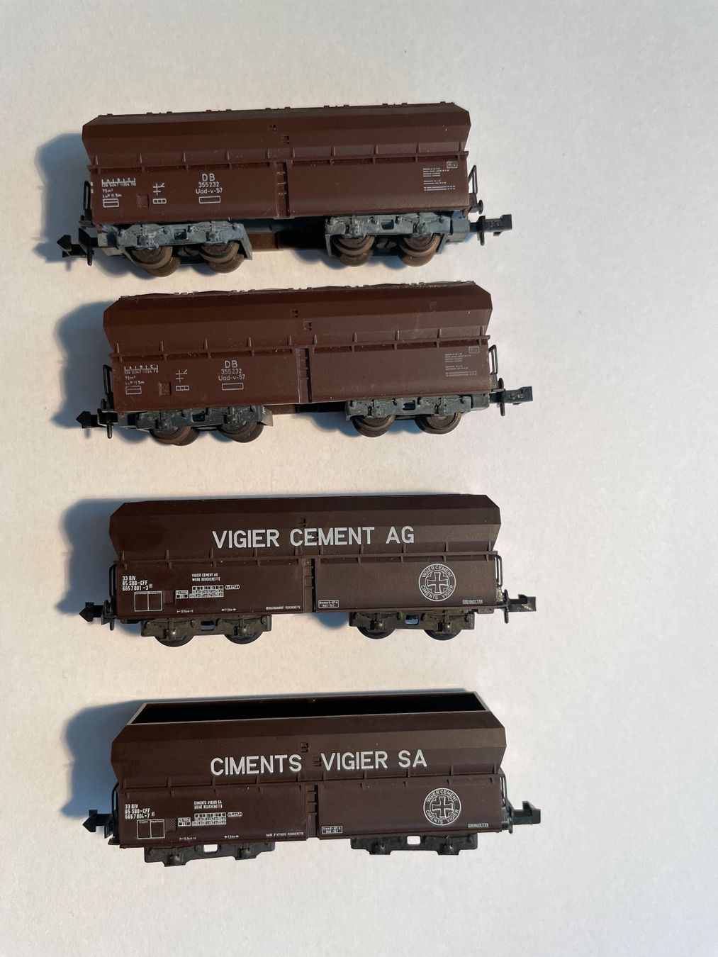 Trix Modellini di ferrovie: Minitrix Spur N 4 Güterwagen – Usato da Rorschach venduto da Karotten