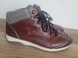 Bottines Rieker bordeaux doublées, pointure 36