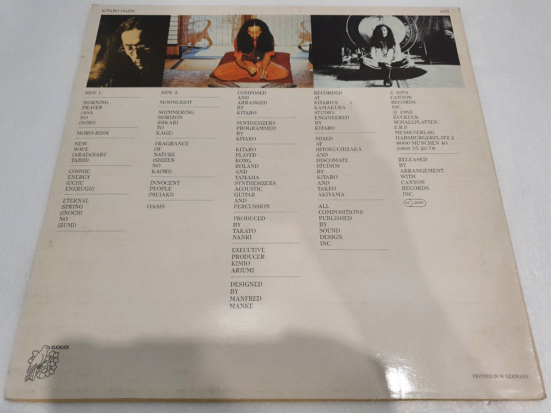 Dischi in vinile: Kitaro – Oasis – Usato da Uster venduto da Vinyl-Leidenschaft 1