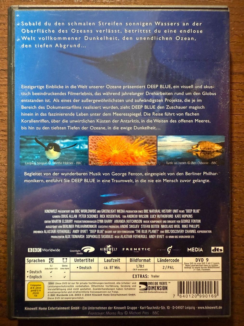 Alle DVDs: Deep Blue – Gebraucht aus Zürich von FilmFreunde 1