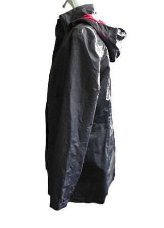 etwa Gr. 38 Regenjacke grau meliert innen dunkelrot s.Masse