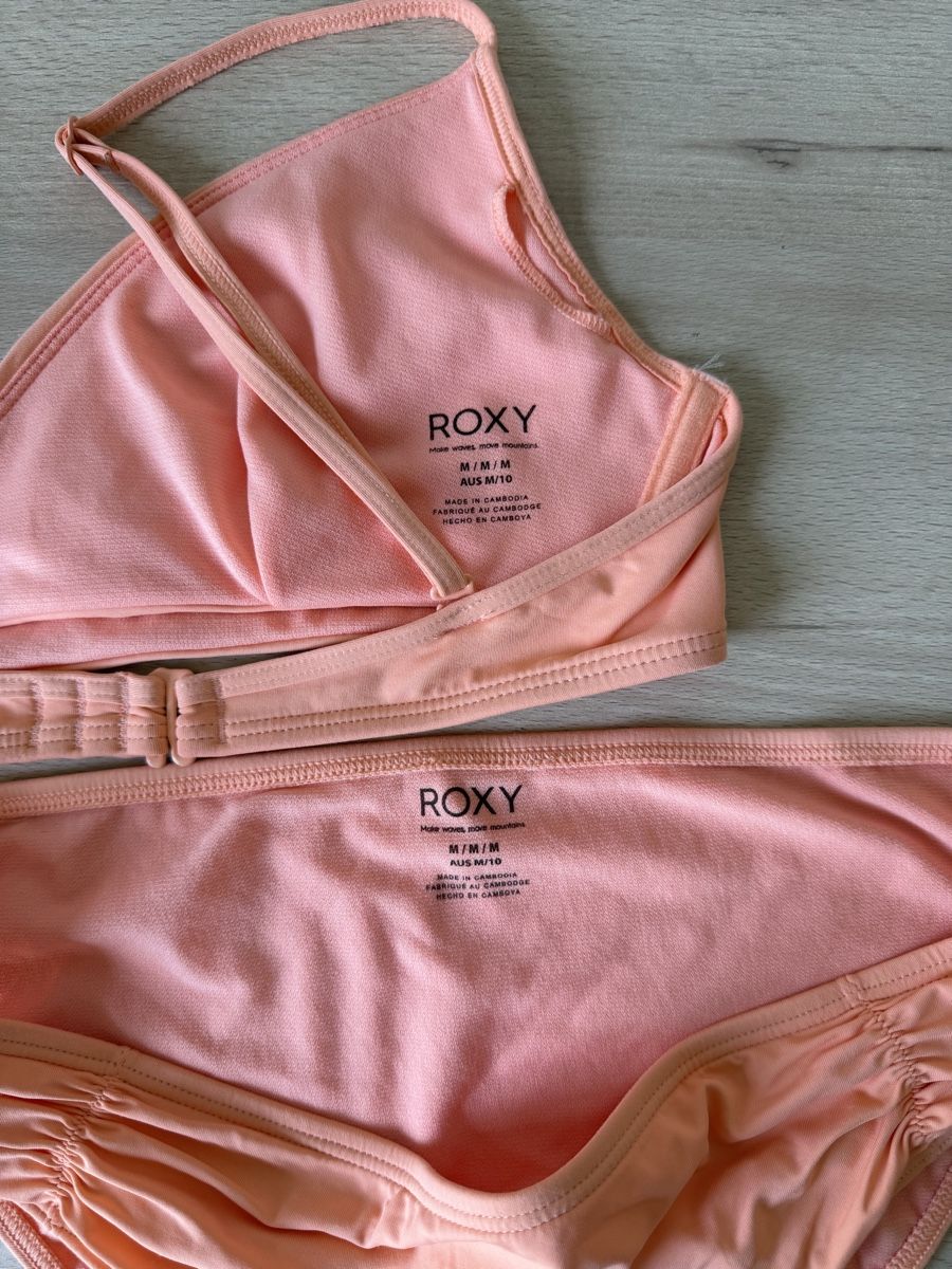 Roxy Badekleider & Bikinis: ROXY PINK BIKINI SET – Neu (gemäss Beschreibung) aus Genève von yav_9r9f 1