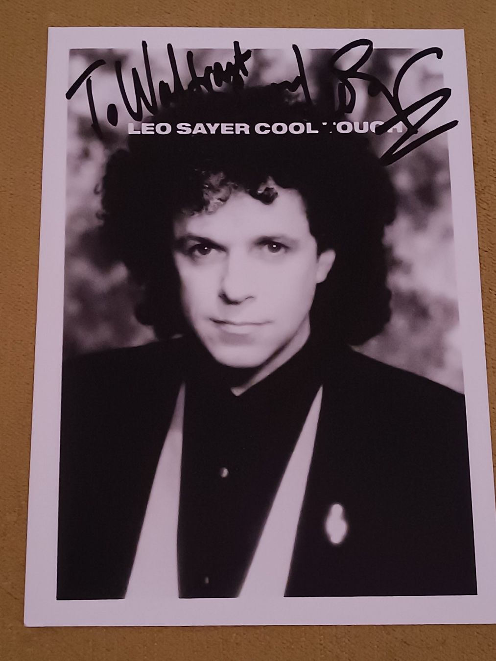 Autografi: Leo Sayer -  handsigniert – Usato da Menziken venduto da Autogramme