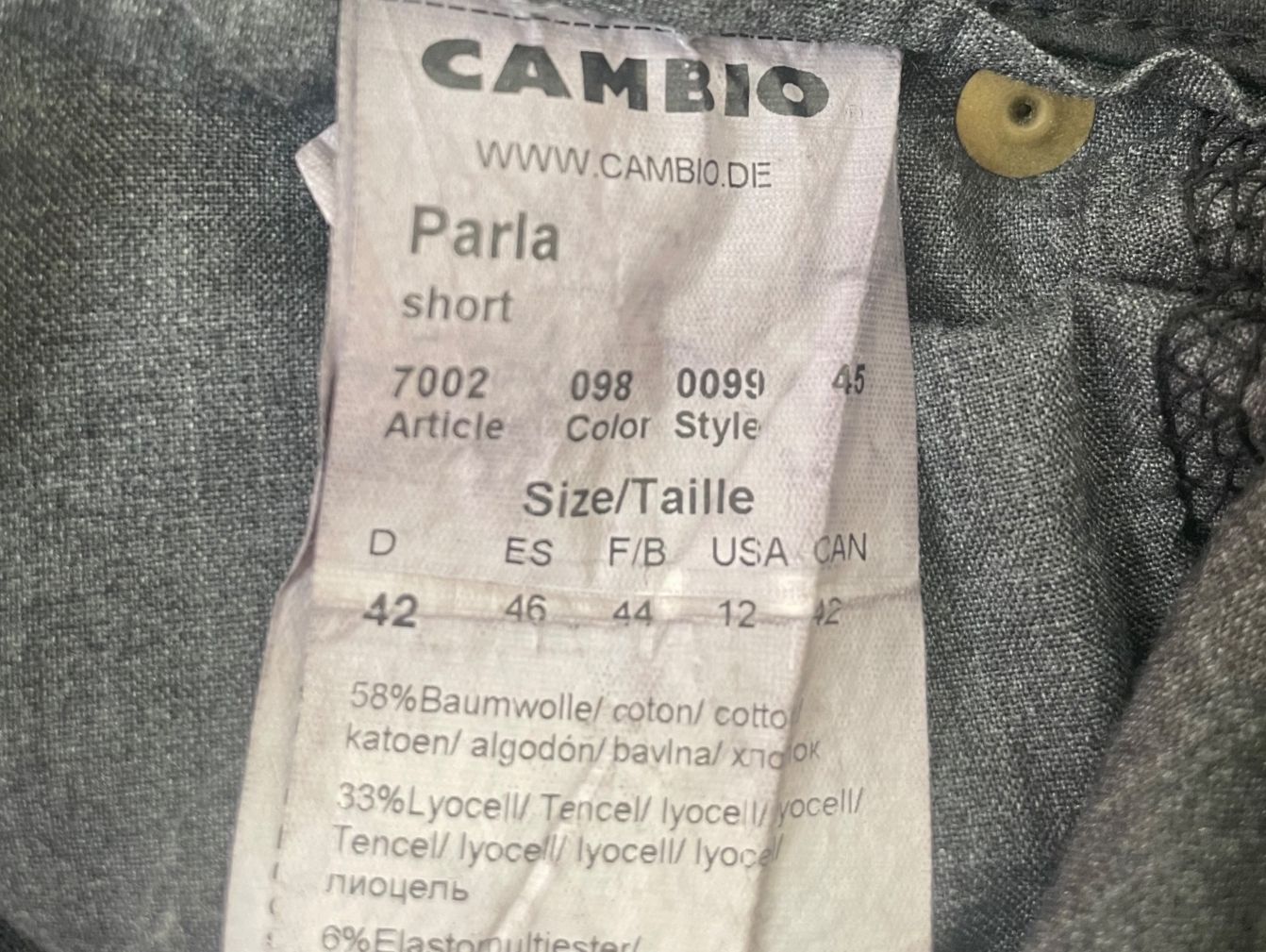 Cambio Pantaloni: Cambio Hose  - Vintage edition - Lyocell – Usato da Minusio venduto da Pink222 5