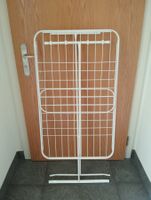 Ikea Mulig Wäscheständer weiss Metall zusammenklappbar