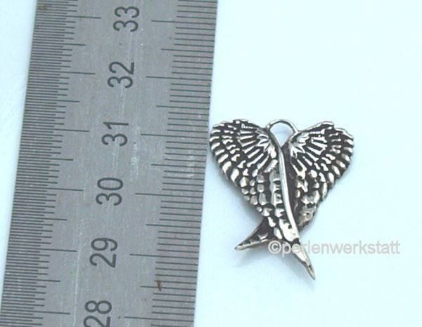 Anhänger: Anhänger, Charm, Flügel Silber 925 – Neu und originalverpackt aus Mumpf von perlenwerkstatt 1