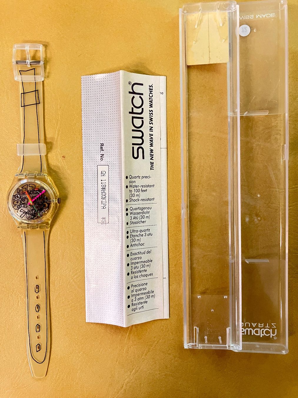 Swatch Orologi: Swatch Gent Scribble 1991 ungetragen – Usato da Horw venduto da luzernicus 5