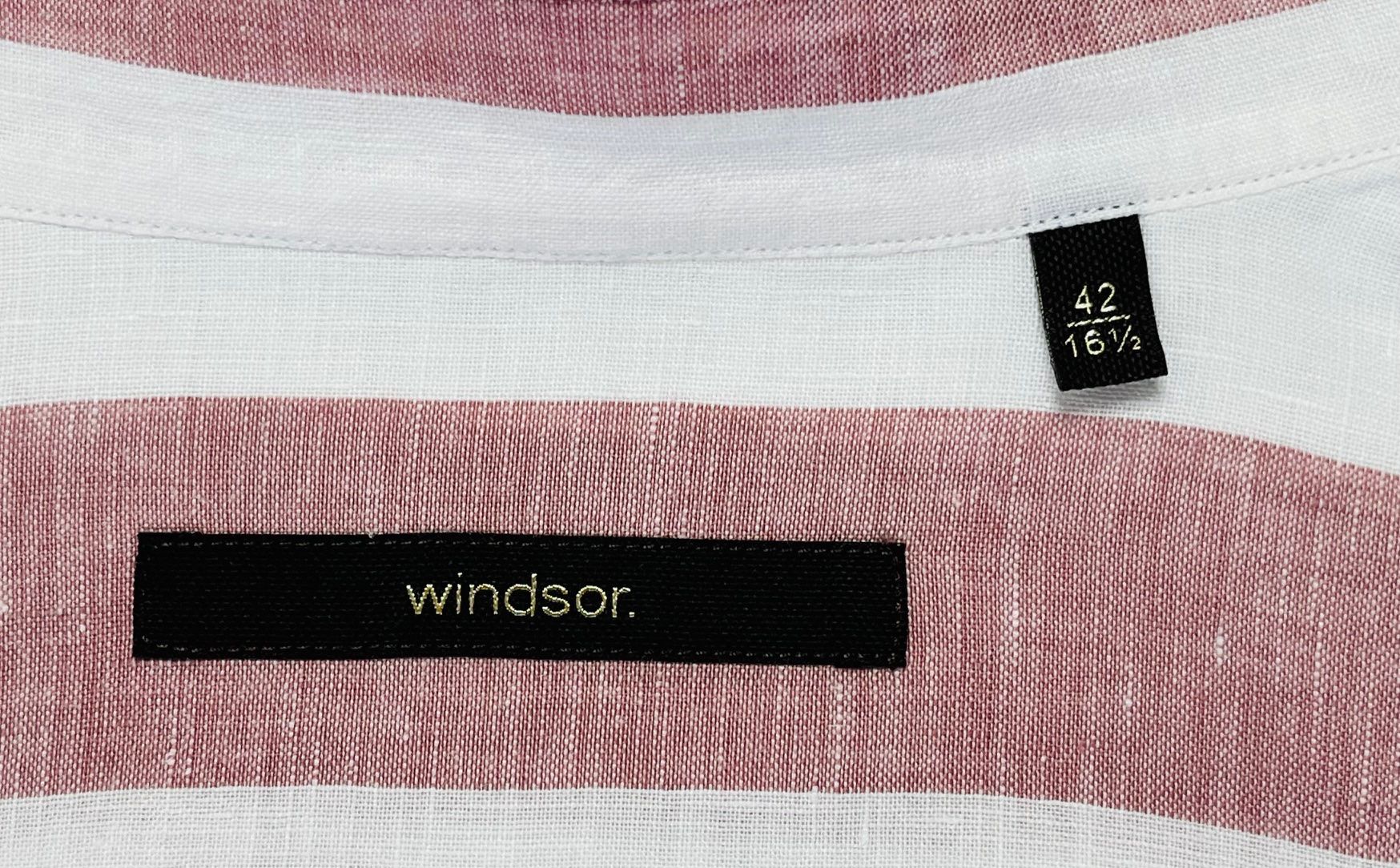 Windsor Camicie: Windsor Leinenhemd gestreift Herren Gr. 42 – Usato da Kreuzlingen venduto da schmitho 2