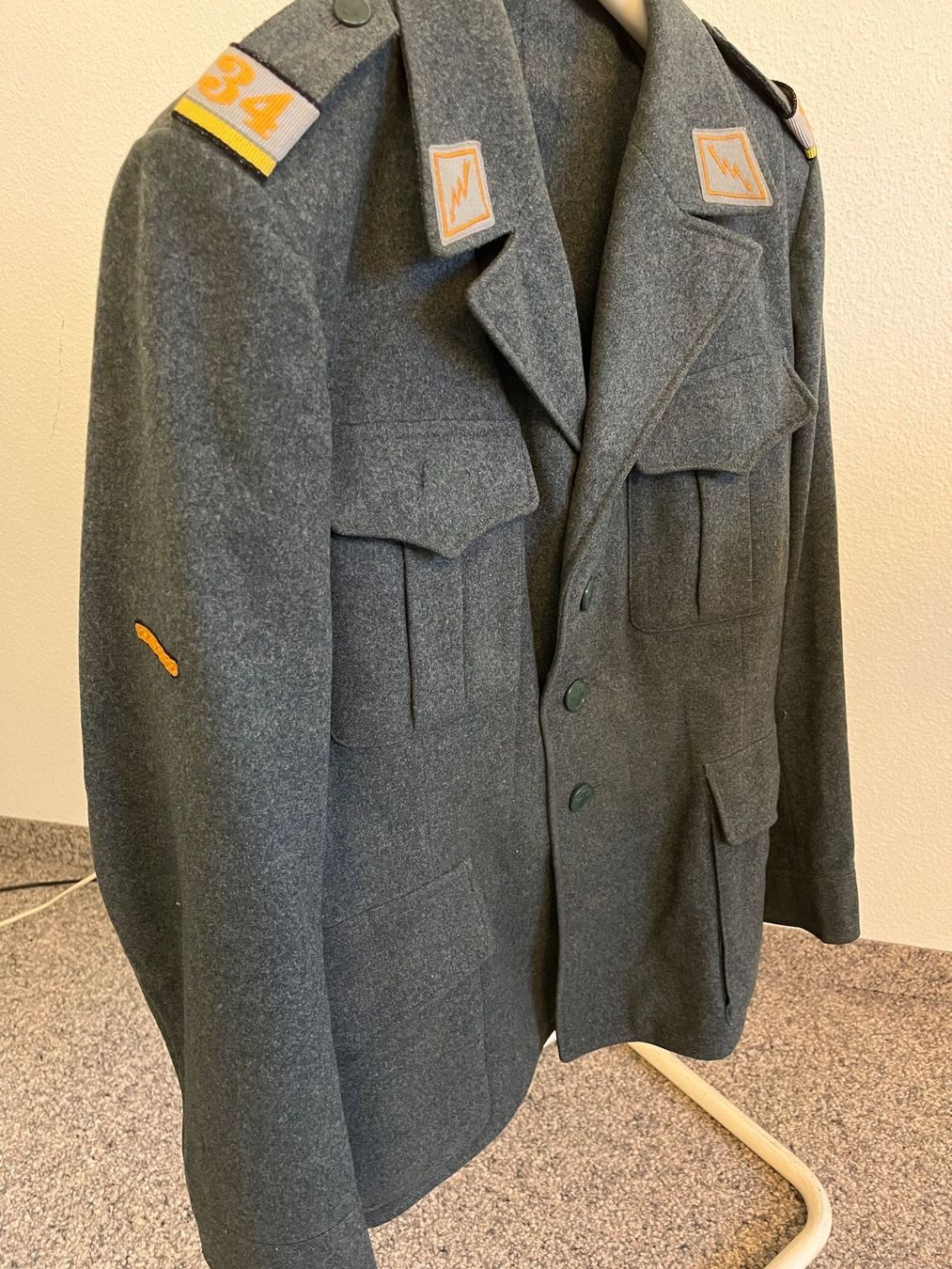 Damen Kasack Gr. L / 100 % Polyester Kittel Arbeitskittel kurz