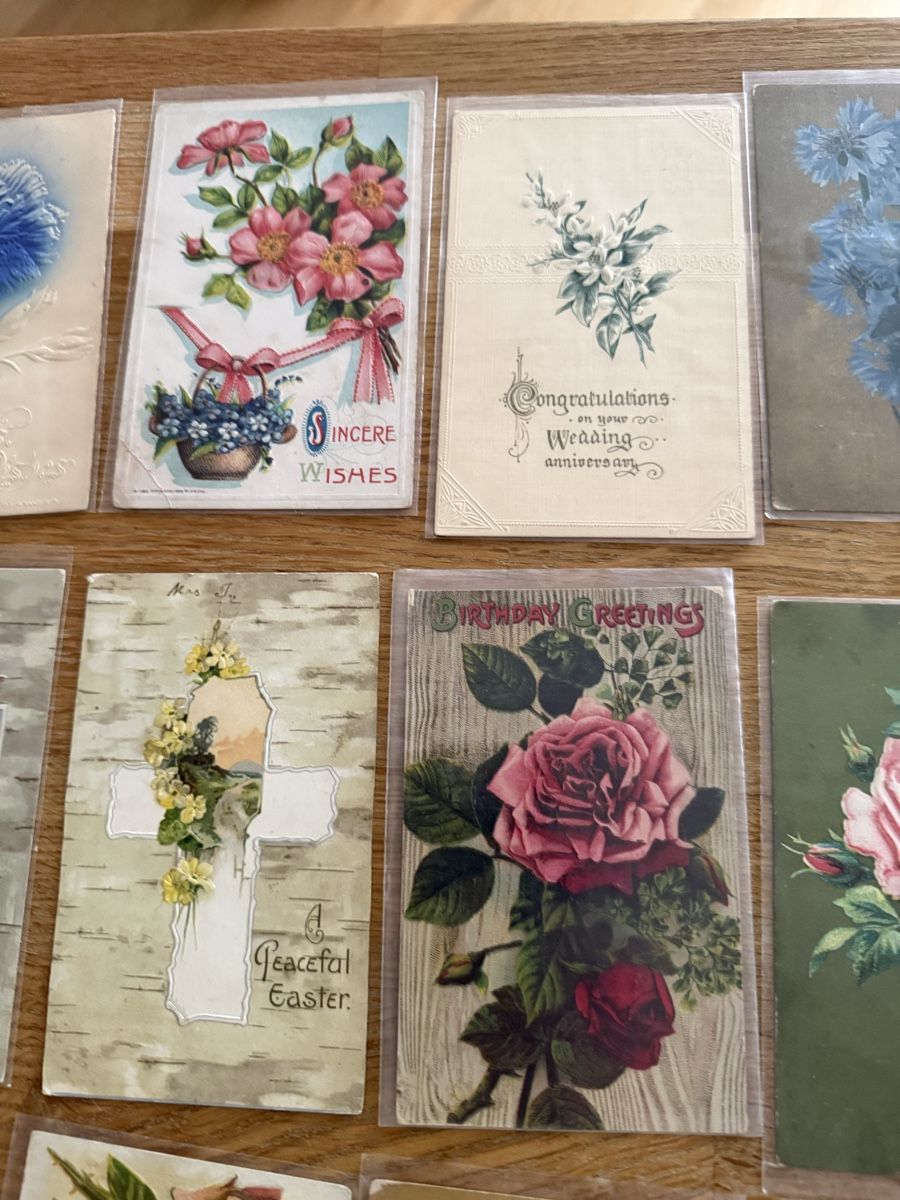 Cartoline postali: Konvolut Ansichtskarten Blumen und Ostern Glückwunschkarten – Usato da Goldach venduto da Messerguru 2