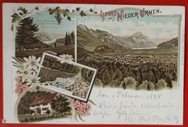 Gruss aus Niederurnen 1898