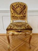 Gianni Versace Stuhl, Barock Stil Goldfarben Atelier Versace
