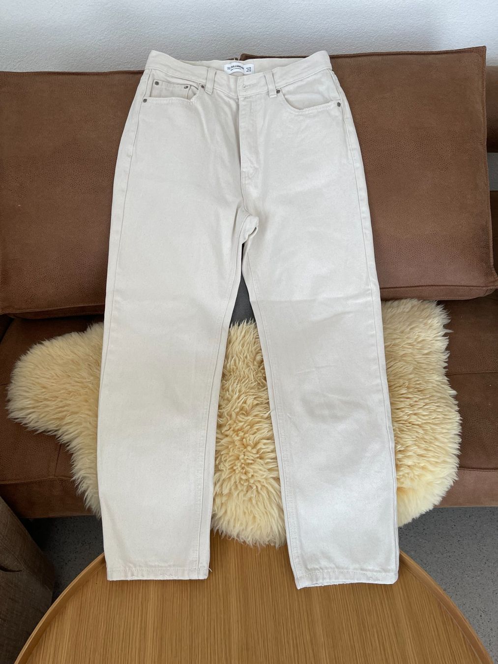 Pull&Bear Jeans: Jeans, Off-White, Pull&Bear, 100% Baumwolle, Grösse 38 – Usato da Chur venduto da Zido