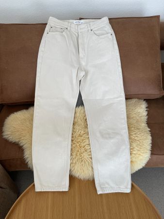 Jeans, Off-White, Pull&Bear, 100% Baumwolle, Grösse 38