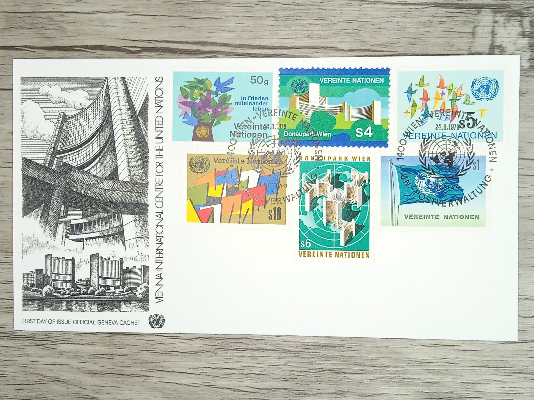 Alle Briefmarken: TR20 Enveloppe + Timbre Autriche / NU 1979 – Gebraucht aus Cousset von Patrick_Collections