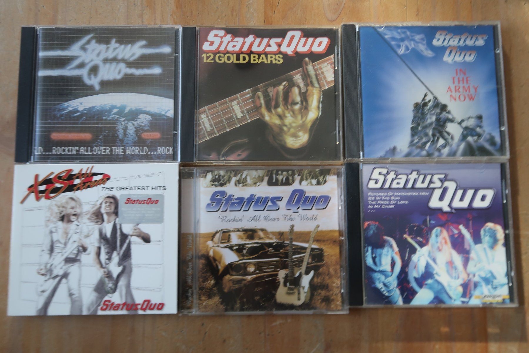 CDs: 6x STATUS QUO - SAMMLUNG - CD – Gebraucht aus Basel von Patiscat