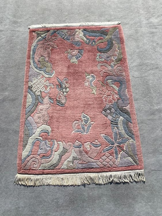 Handgeknupfter Nepal Teppich