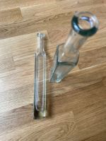 Duo de Bouteilles en Verre pour Décoration ou Vases Élancés