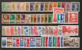 CH003 - Lot timbres CH neufs **
