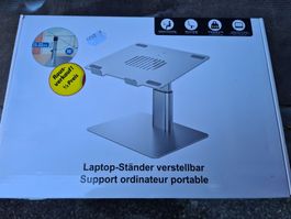 Laptop-Ständer verstellbar Silber 15-22 cm Neu und OVP