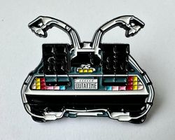 Seltene DeLorean "Back to the Future" Anstecknadel 🚗💨